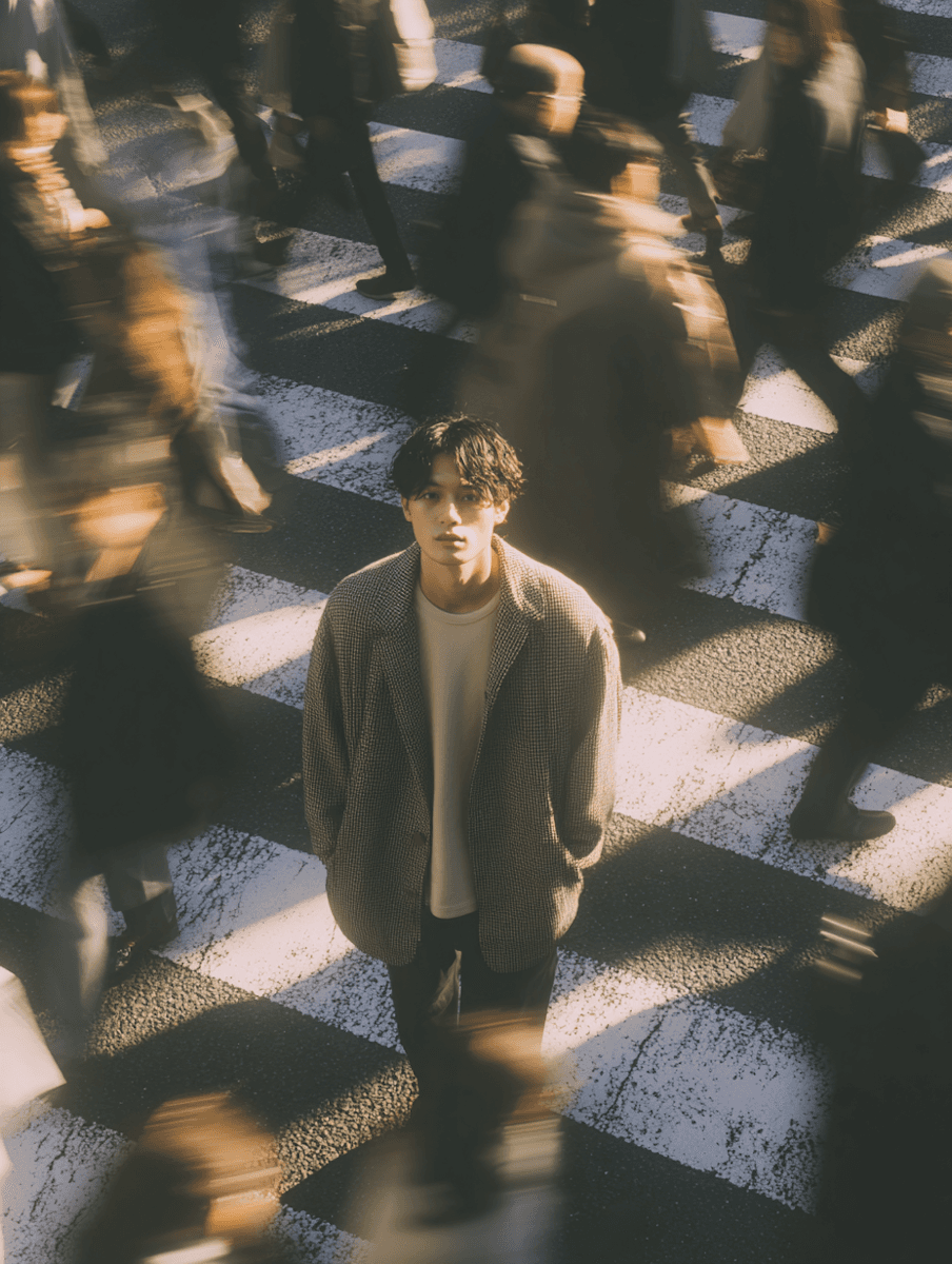 Concetrated triathlete grayscale