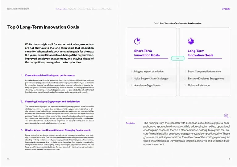 innovation report in europe report
