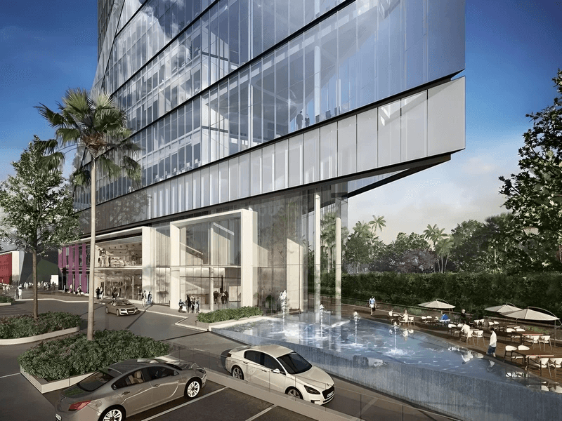 Glass façade corporate building in Sector 67 Gurugram