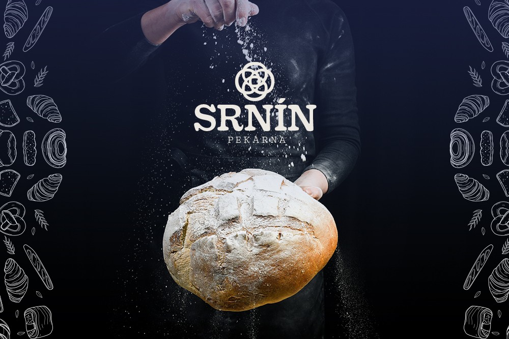 Nepoužitý koncept: Logo Pekárna Srnín – vizuál 6