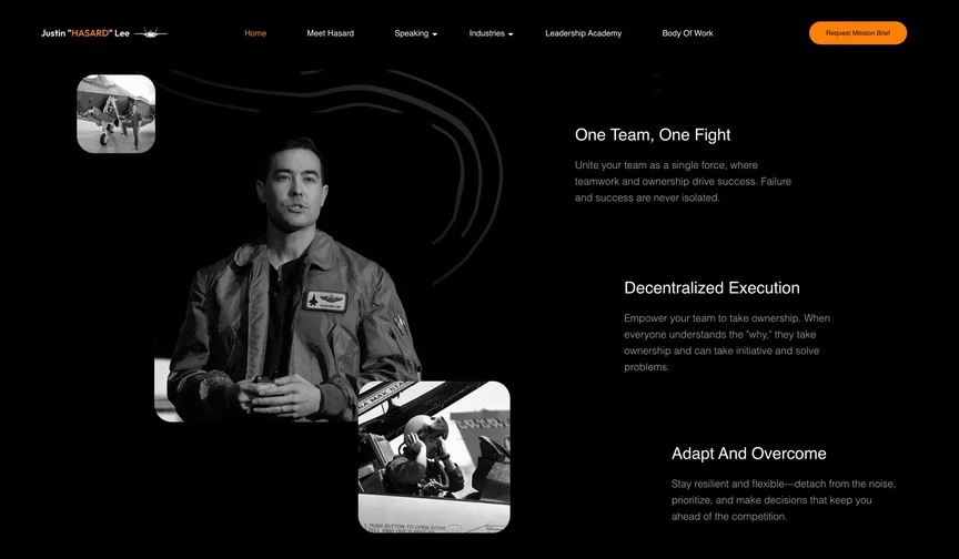 HIGH CONVERTING WEBSITE REDESIGN FOR PERSONAL BRAND