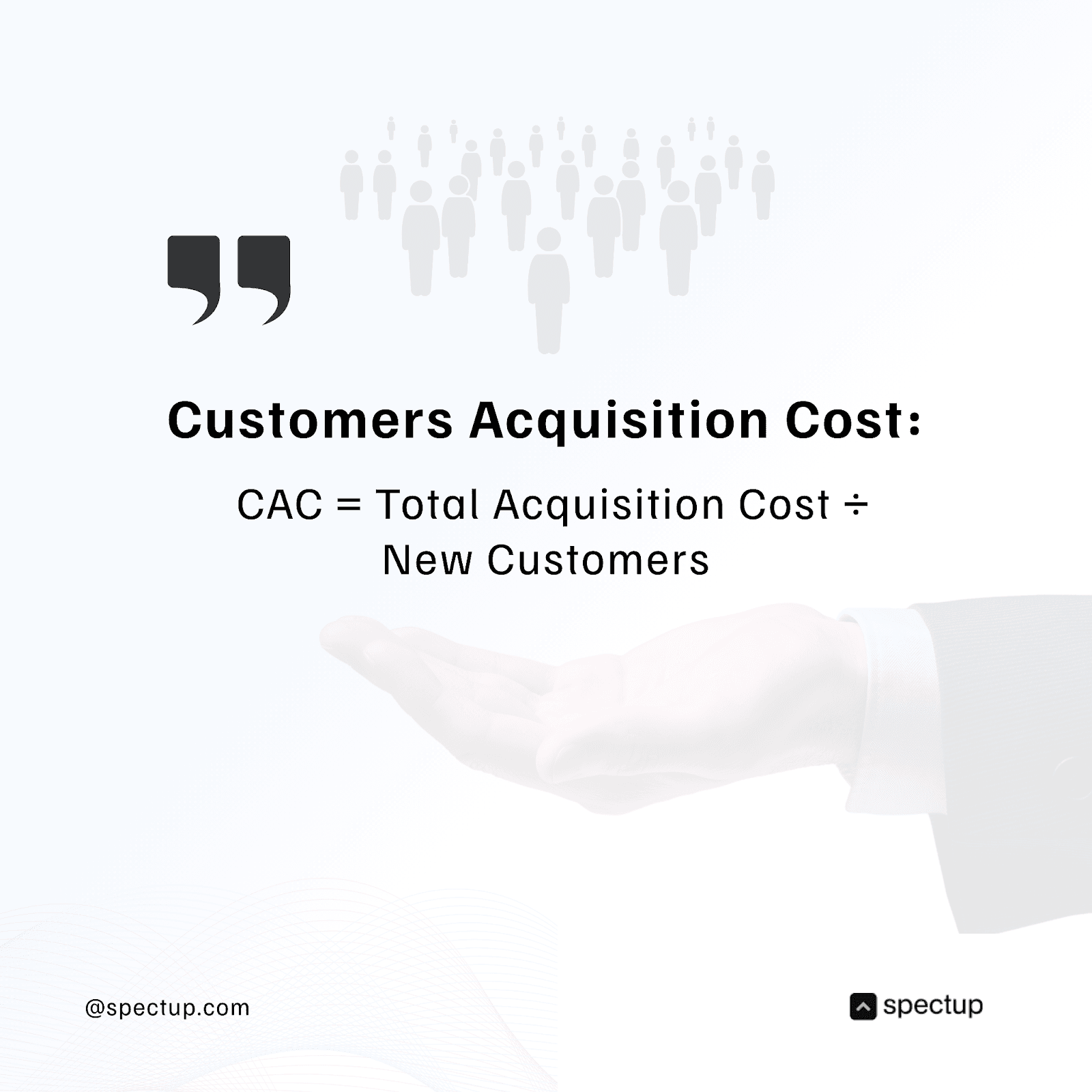 CAC (Customer Acquisition Cost) is a crucial metric for startups, especially when preparing for a Series A funding round. It represents the cost associated with acquiring a new customer and is calculated using this formula. Graphic is showing how to evaluate CAC