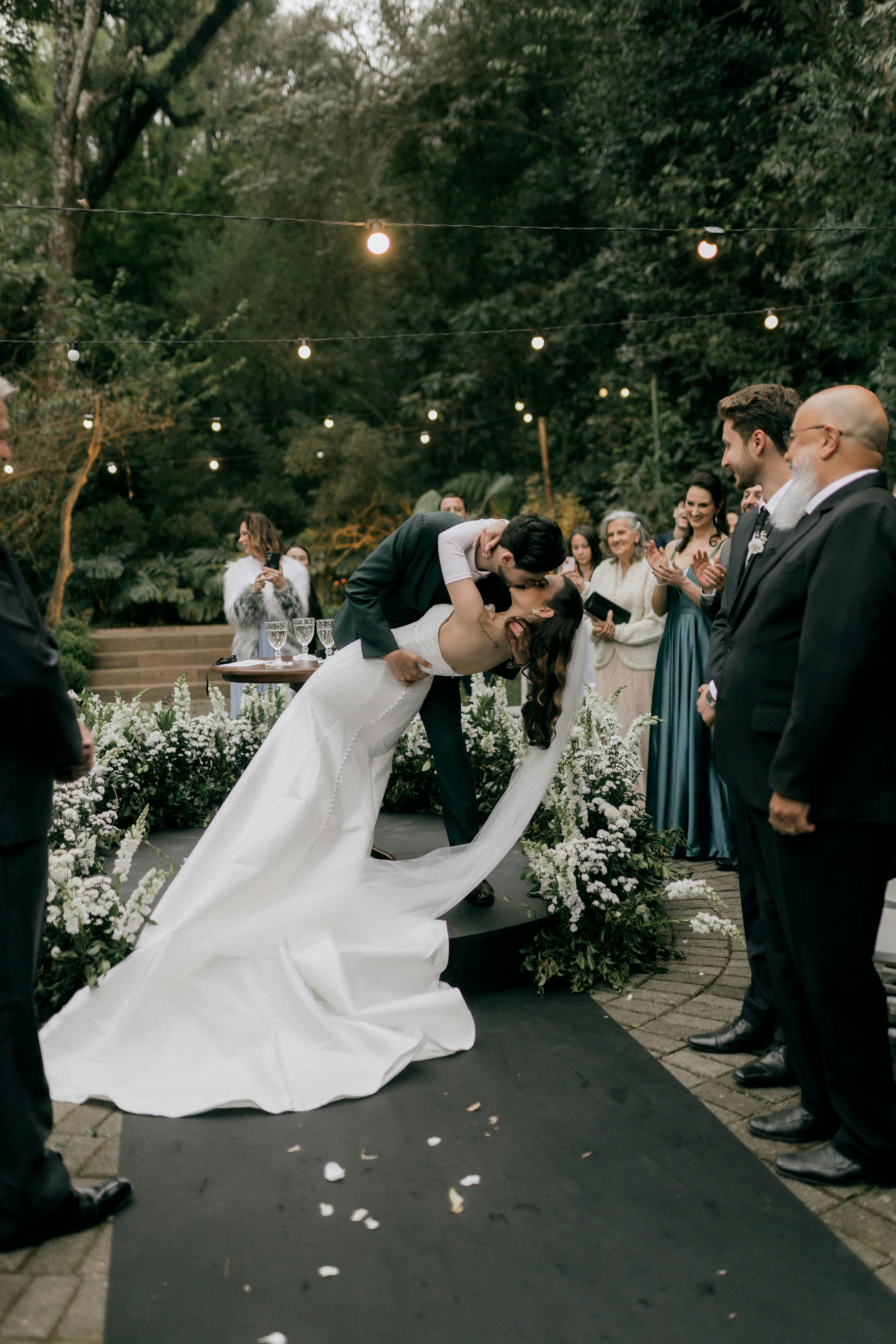 Young couple kissing 