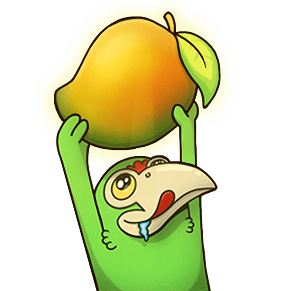 illustration of a purse shaped character holding coins