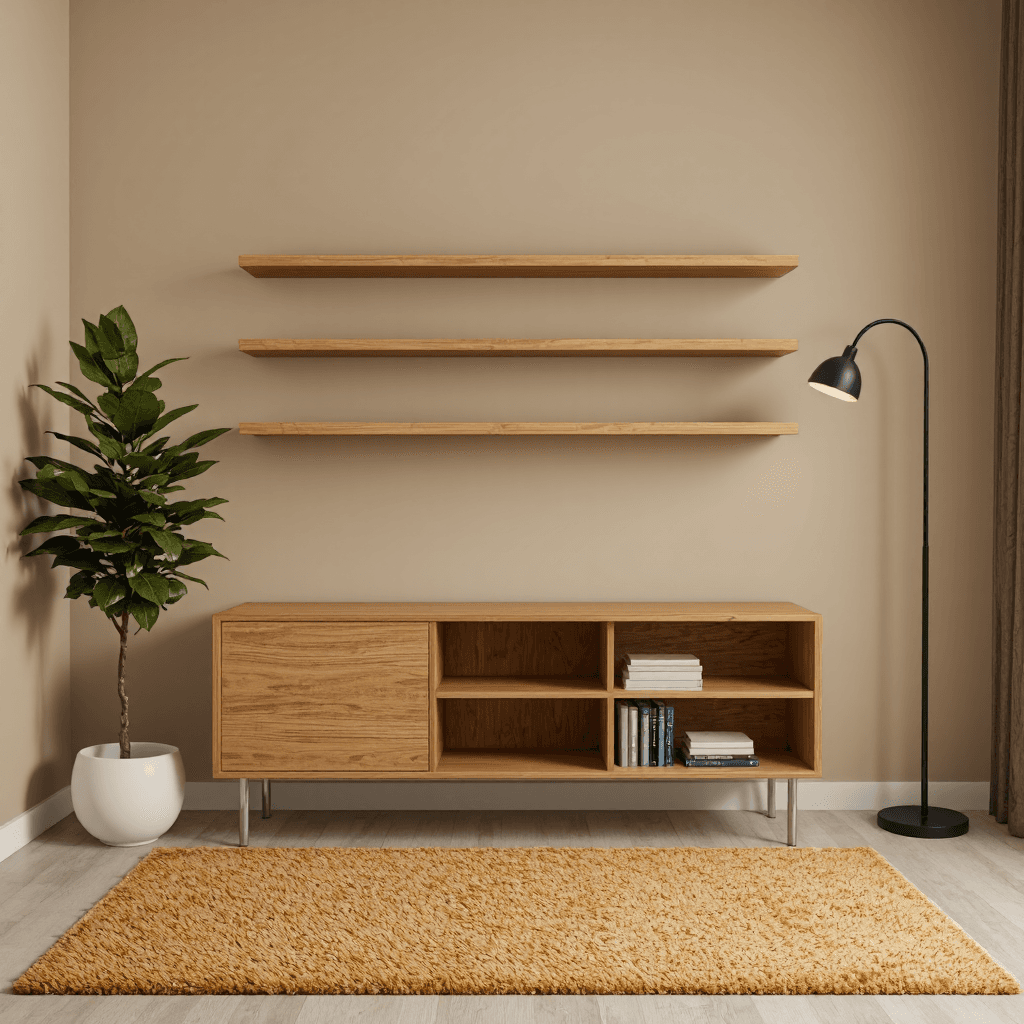 product photography of Home furniture - minimalistic bookshelf
