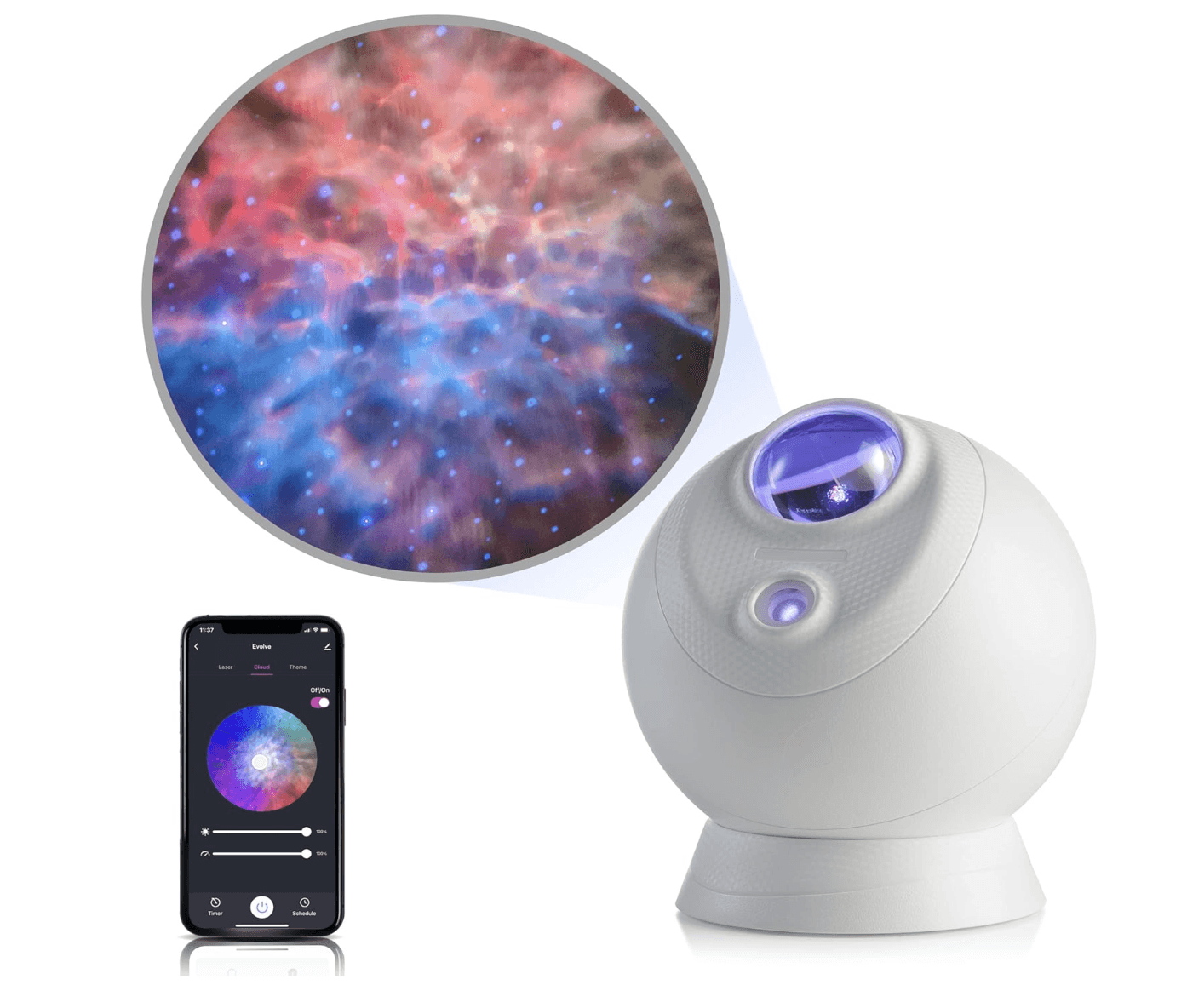 BlissLights Sky Lite Evolve Star & Galaxy Light Projector