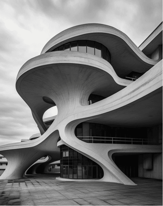 Modernist flow architecture