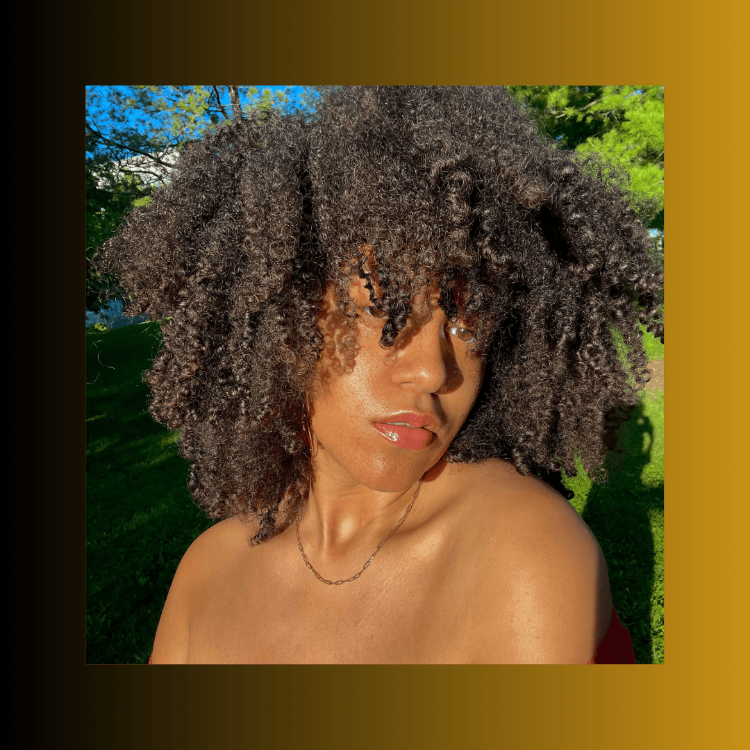 a black female model
