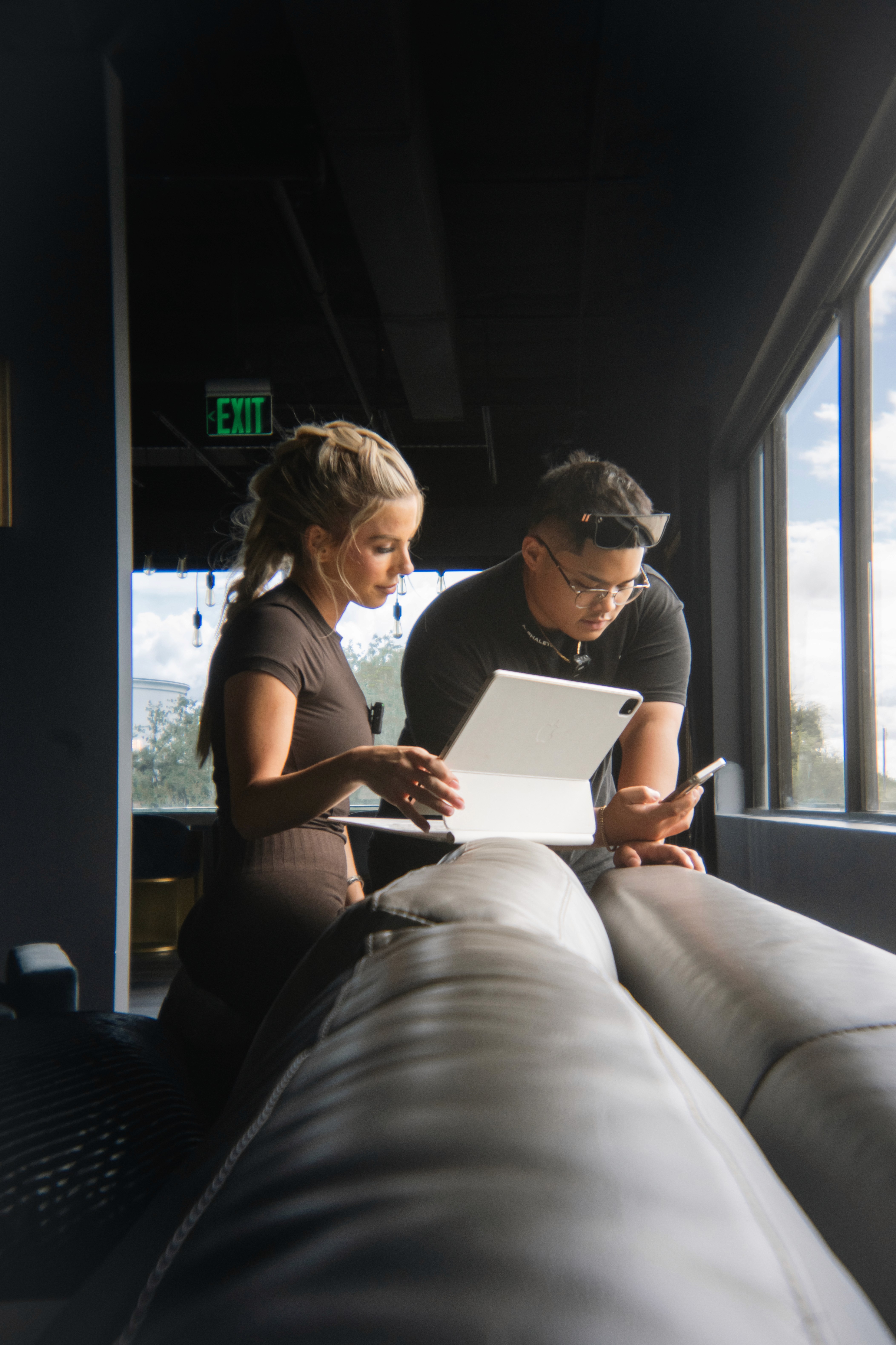 Close Up Photo of Woman Wearing Eyeglasses