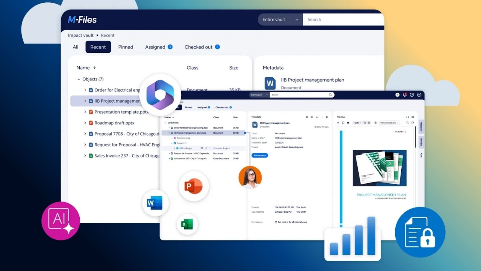 M-Files' metadata-driven information management system