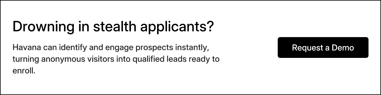 Drowning in stealth applicants?
