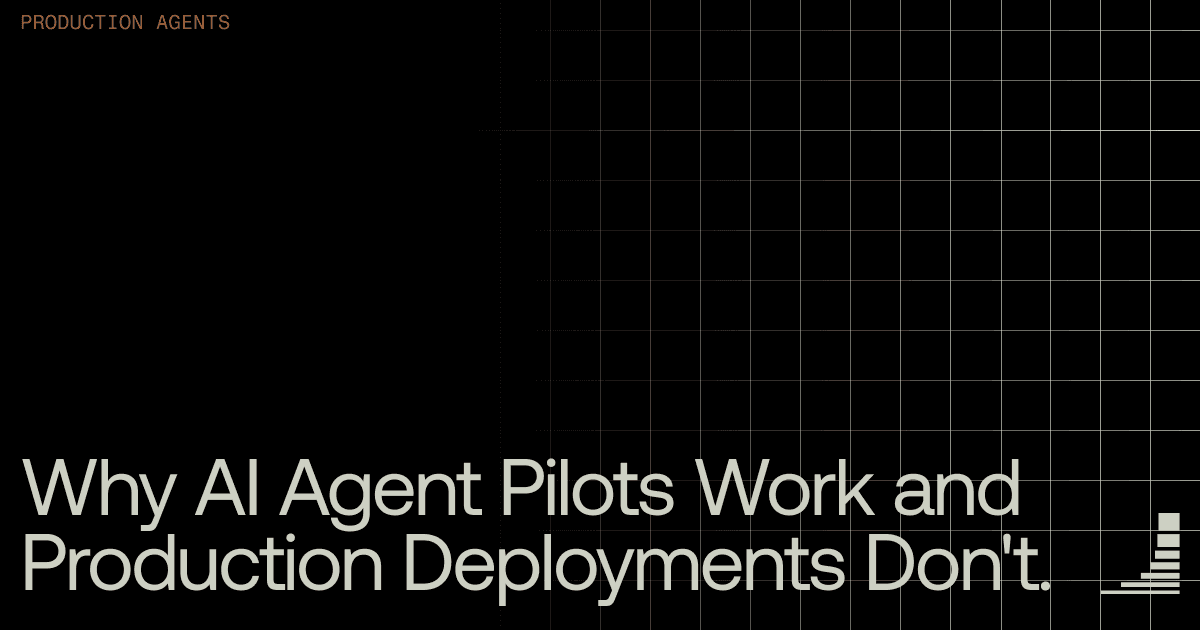 Waxell blog cover: AI agent pilot to production gap and the enforcement layer