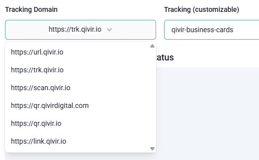 Acquiring a new tracking number in QIVIR.