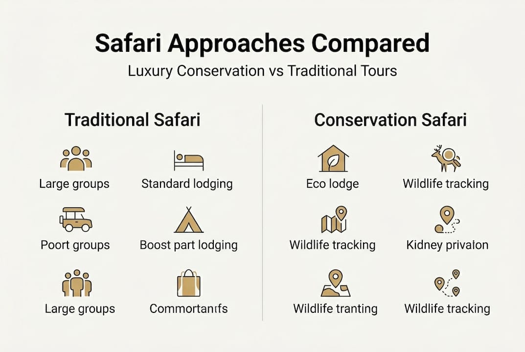 Infographic comparing safari models and features