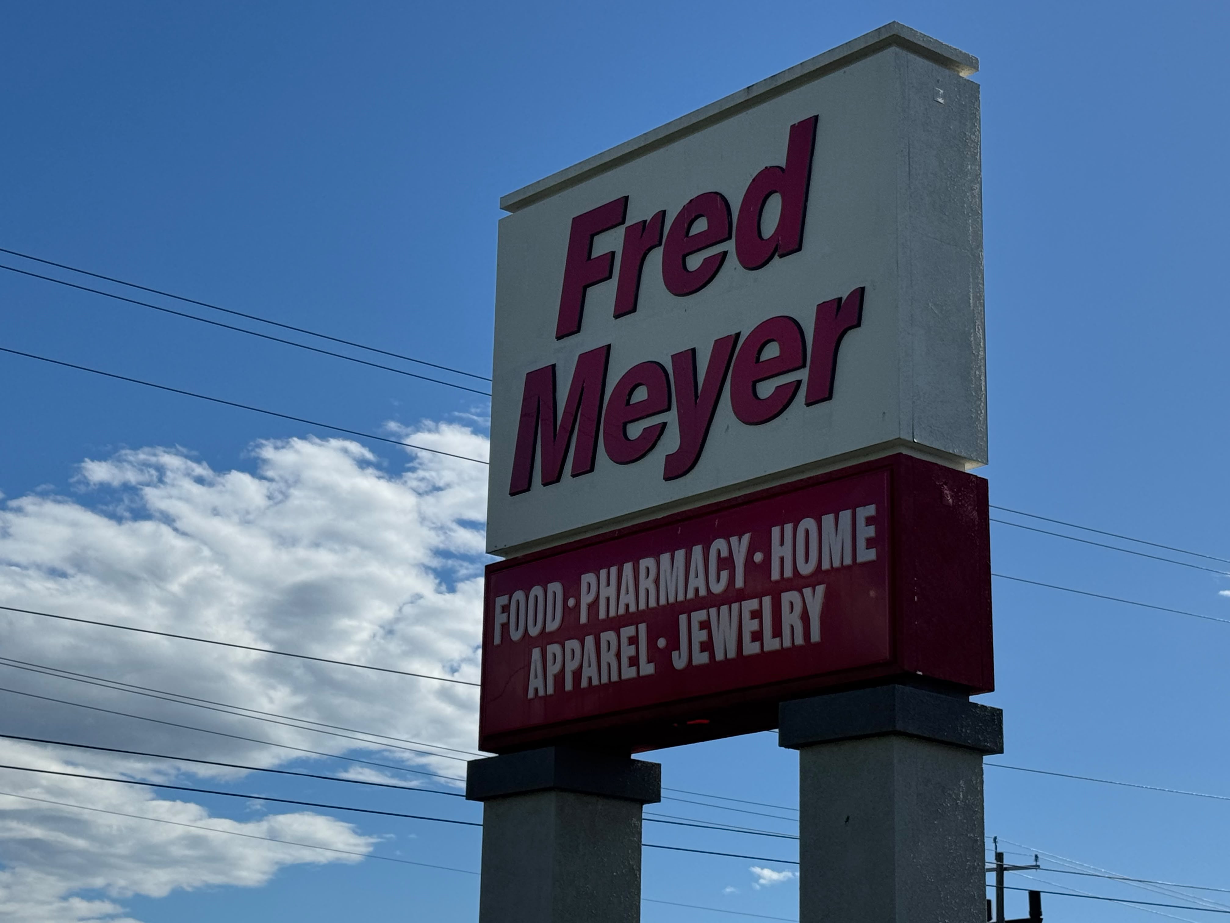 Groceries and pharmacy pickup at Fred Meyer