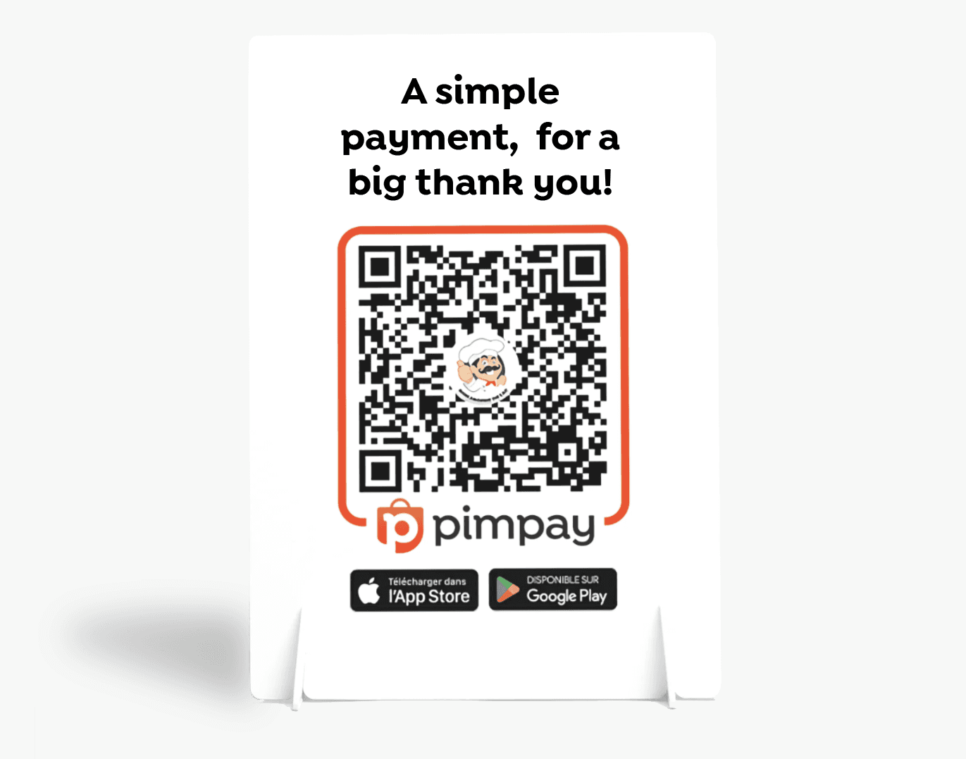Fixed QR code payment option where customers scan and merchants enter amount for instant confirmation