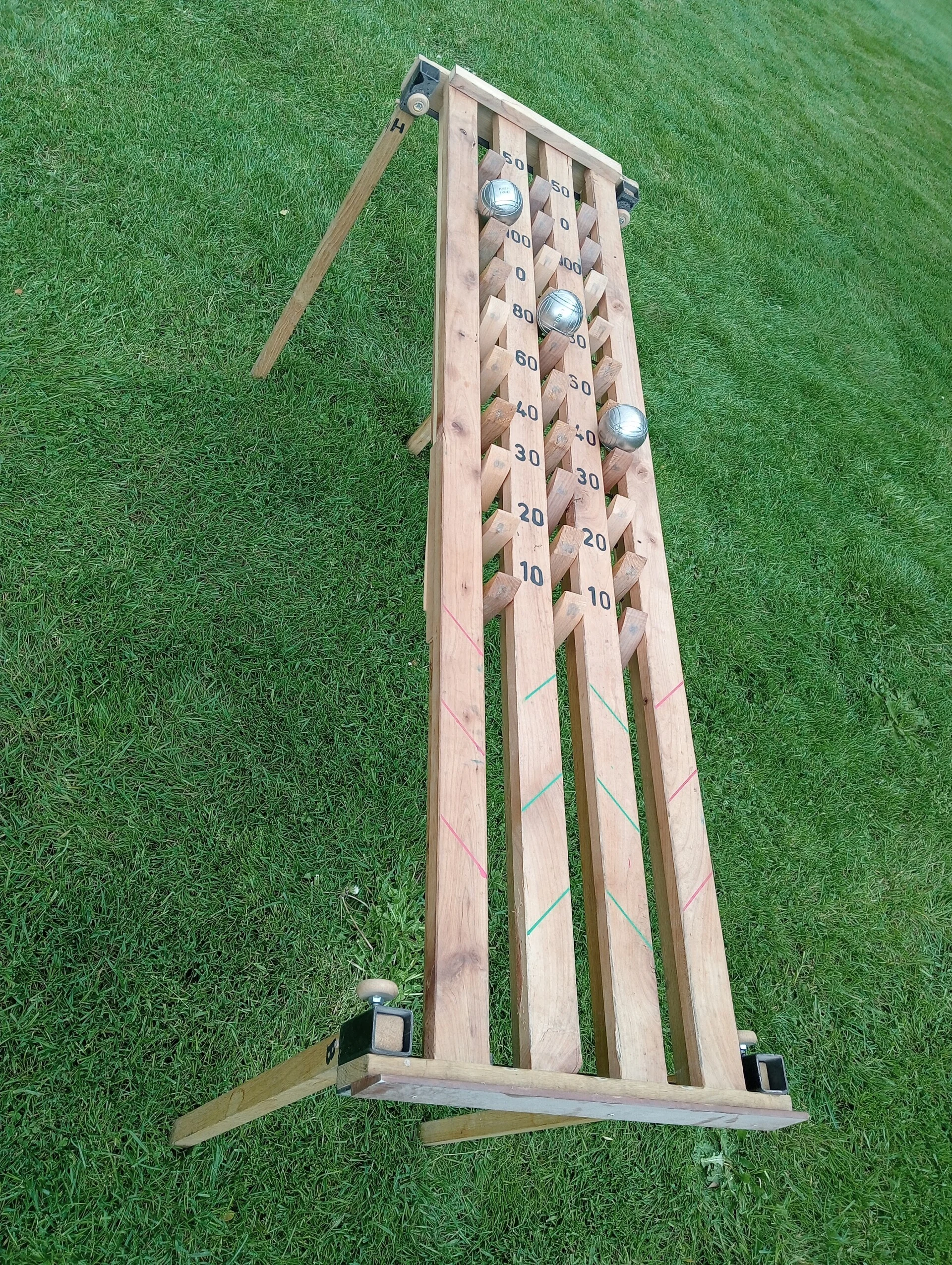 Jeu en bois le billard à clic-clac