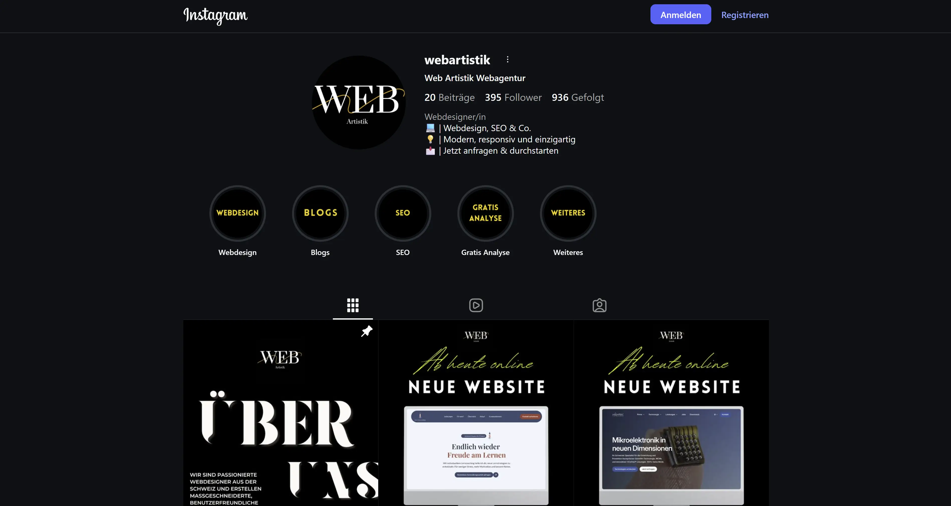 Warum Instagram allein kein Ersatz für eine Website ist