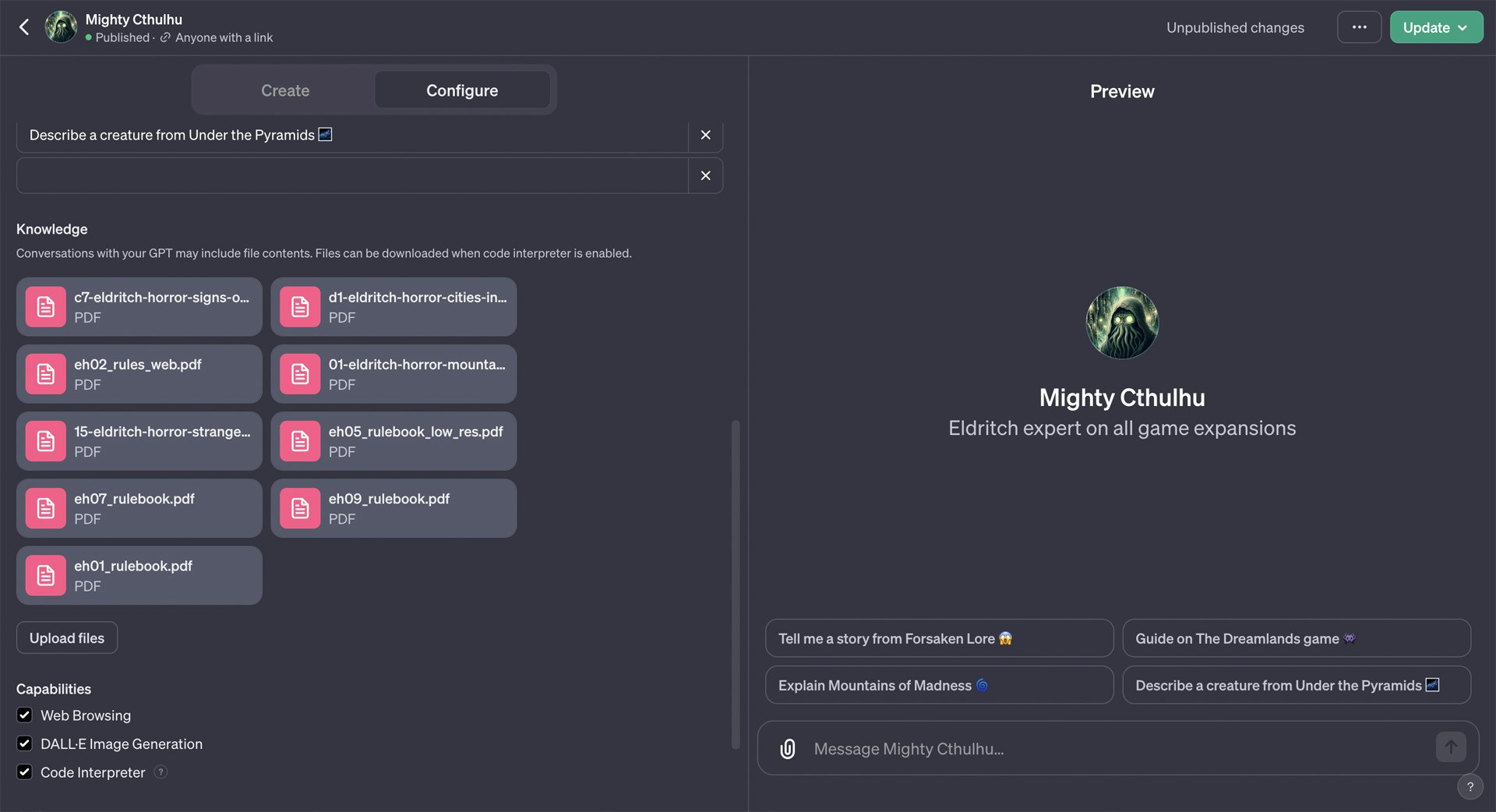 AgentX AI Agent document upload
