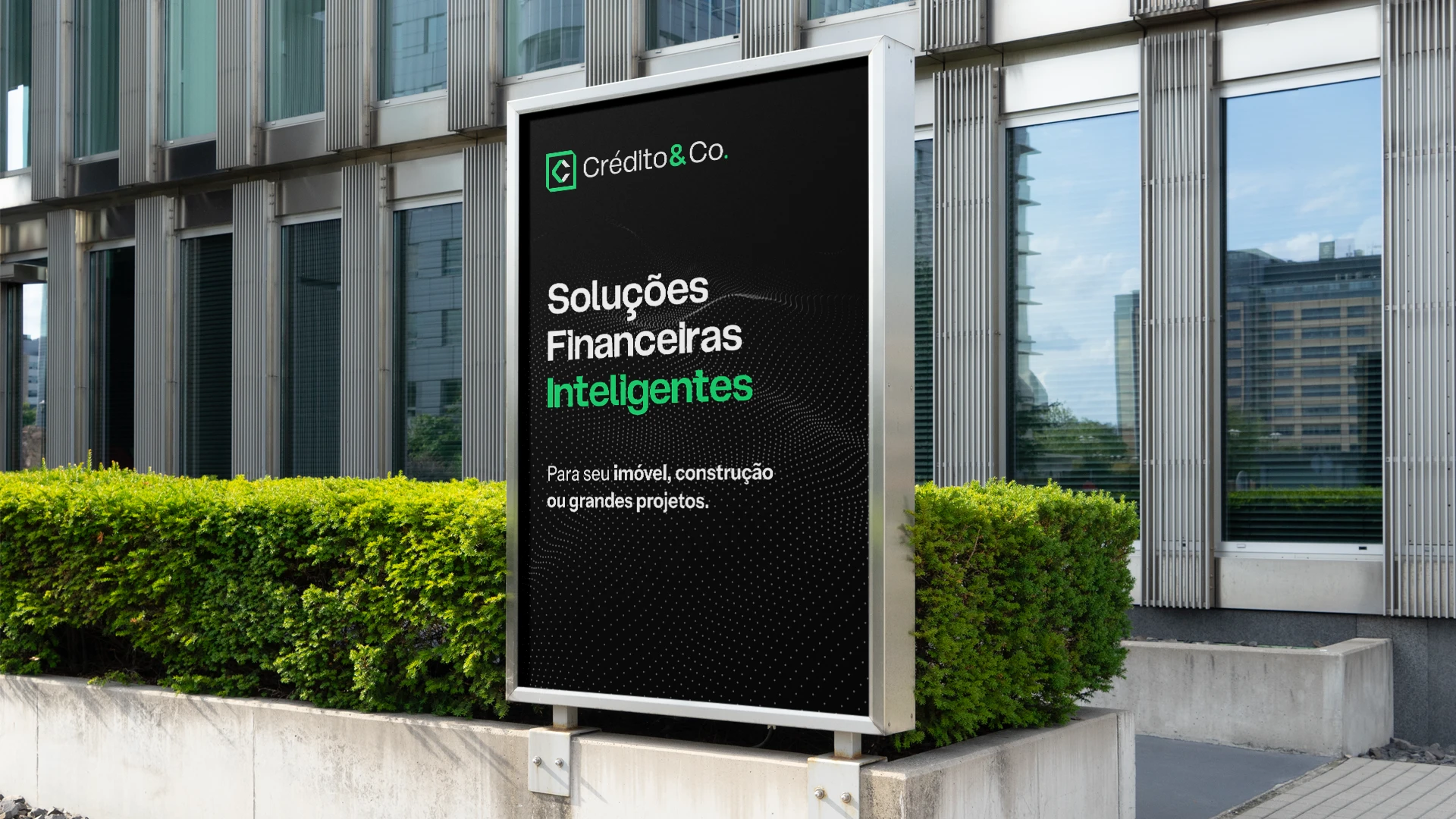 Mockup street advertisment