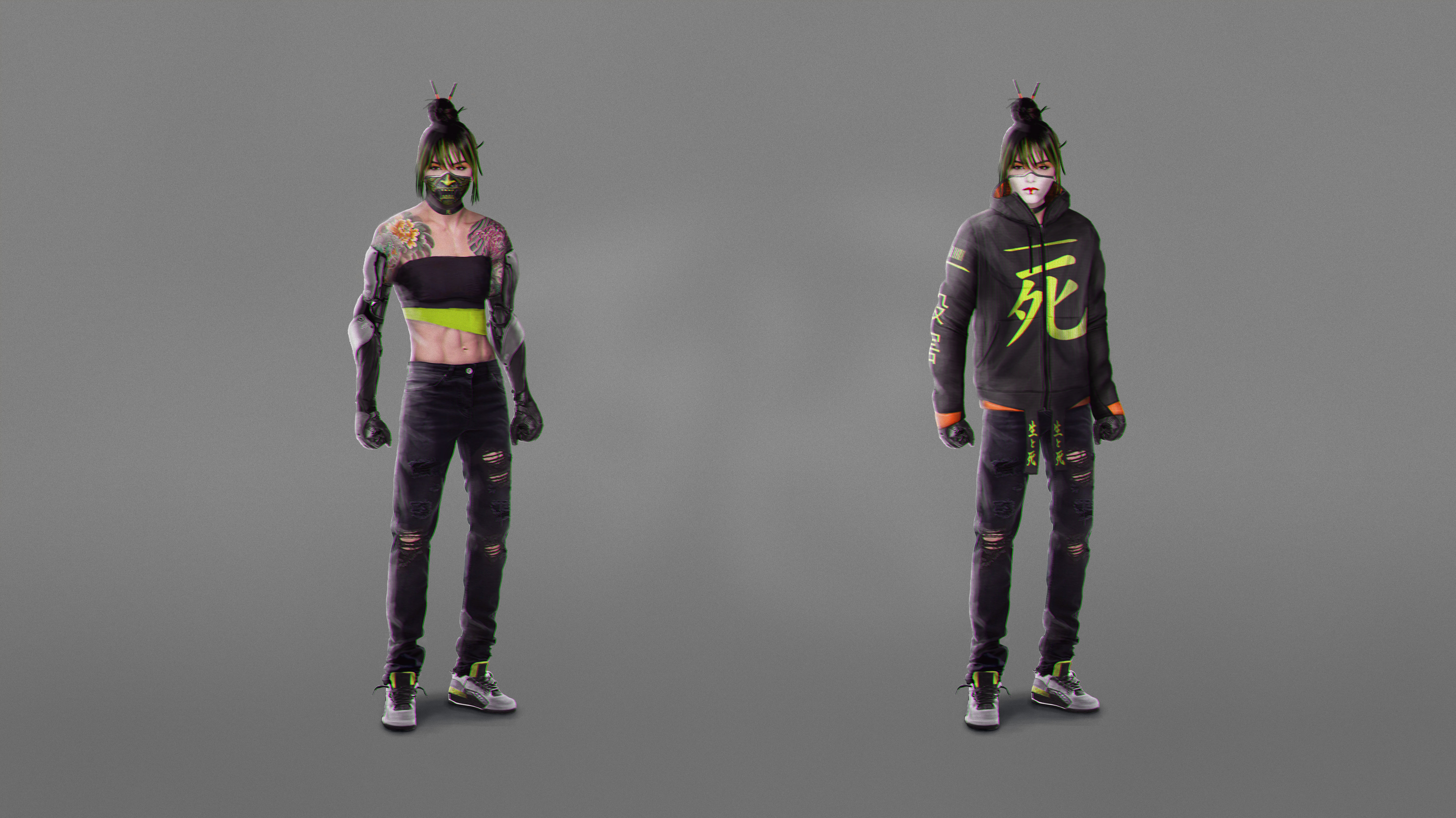 Photobashed final styles