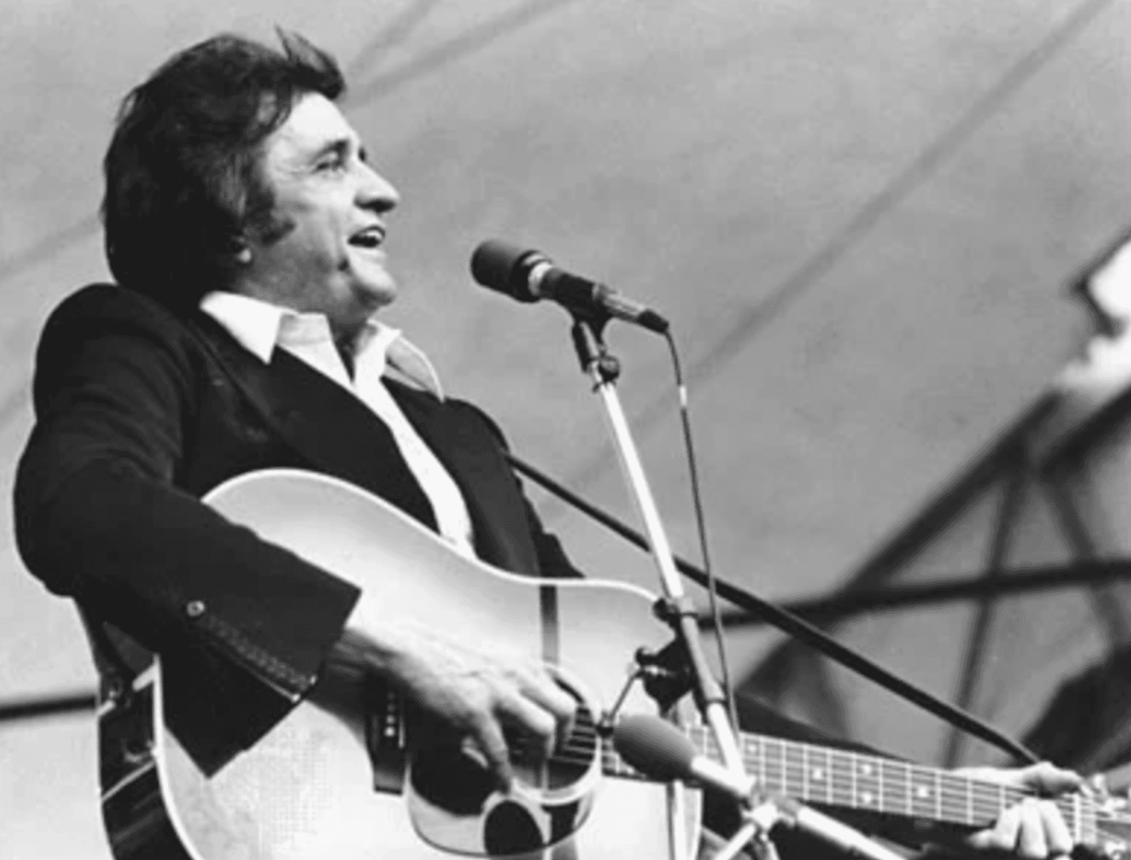 Folk, rock, country music legend Johnny Cash 