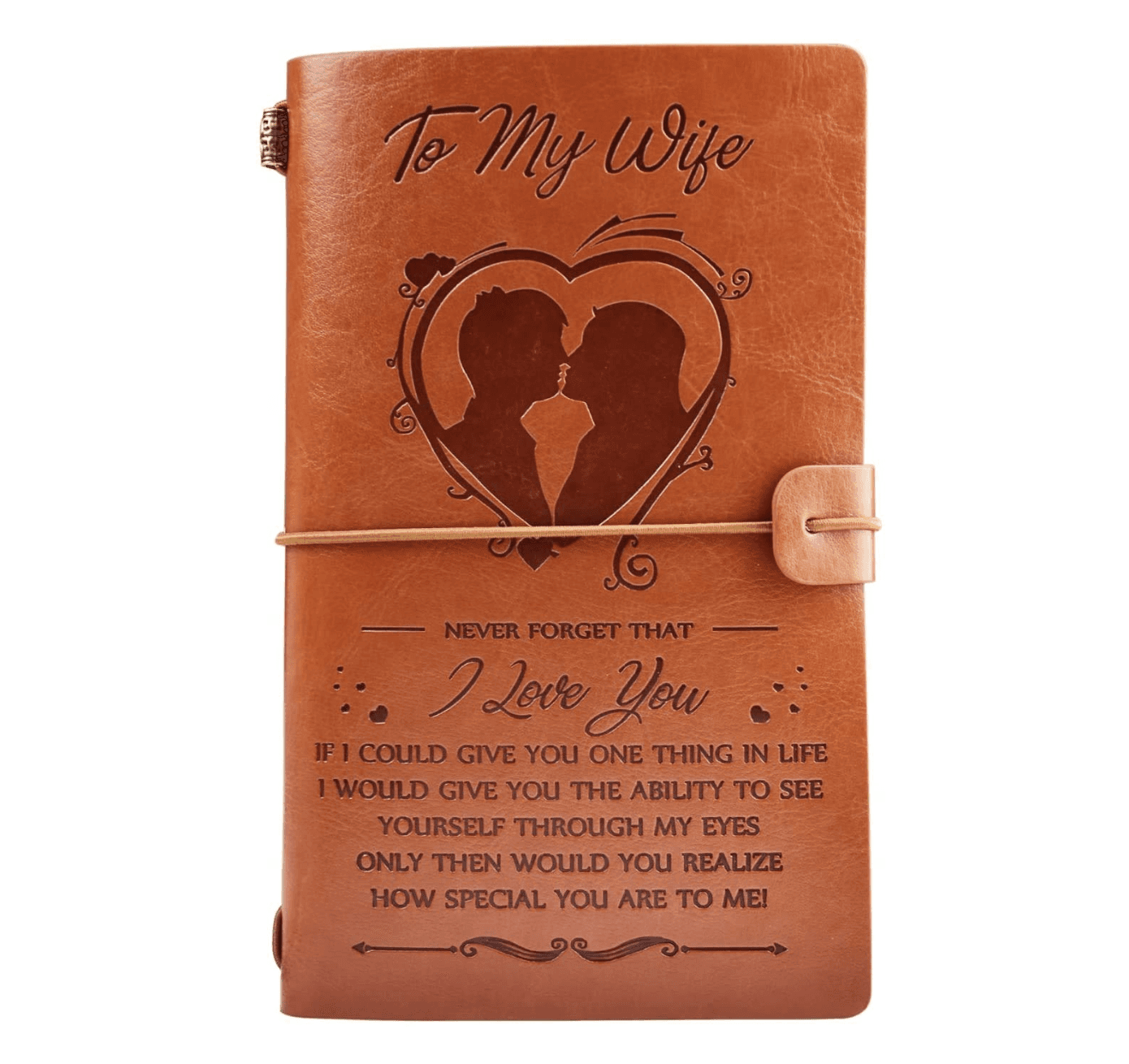 Weforu Couples Gifts Leather Notebook