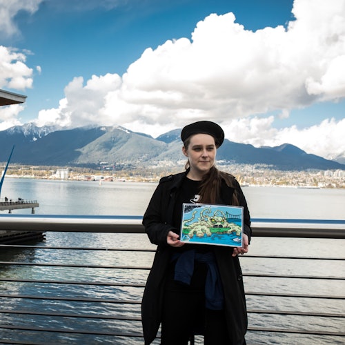 Vancouver Convention Centre and North Shore Mountains