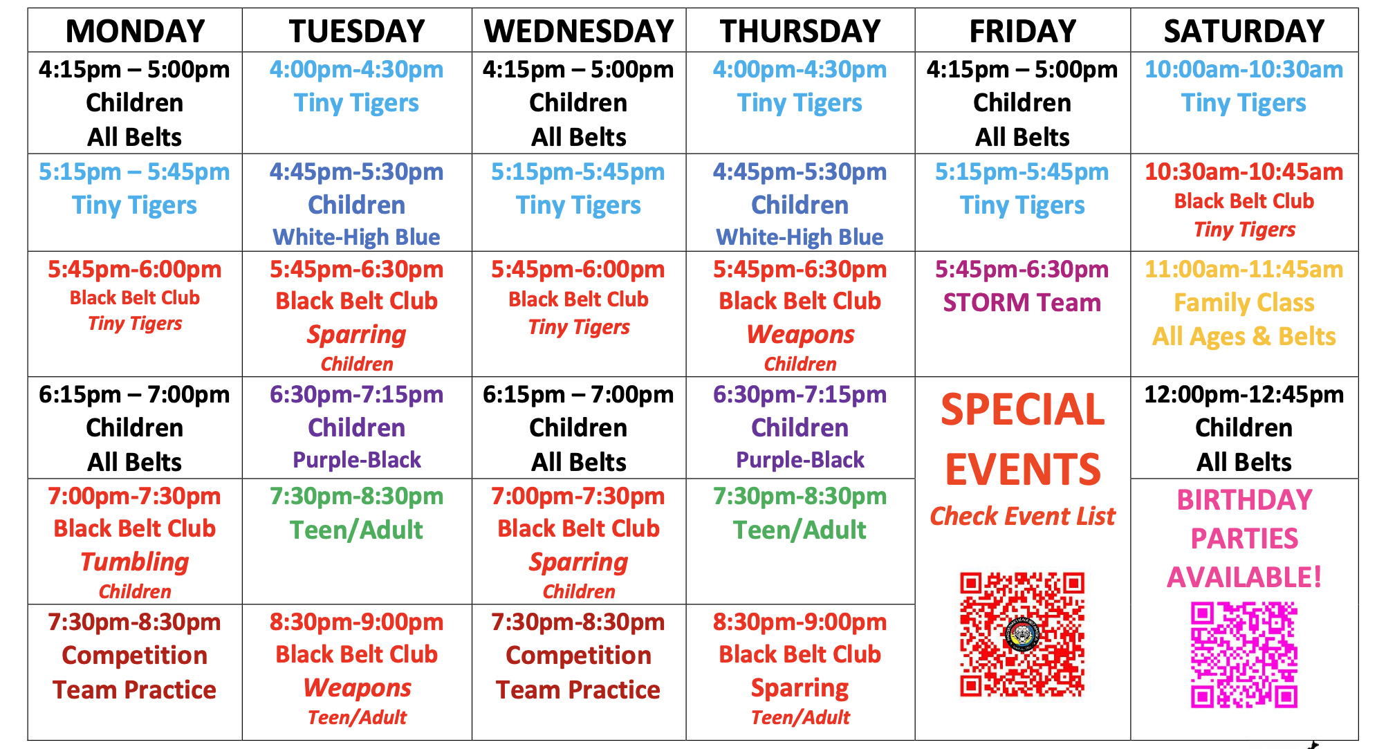 Schedule Martial Arts in Wall Township