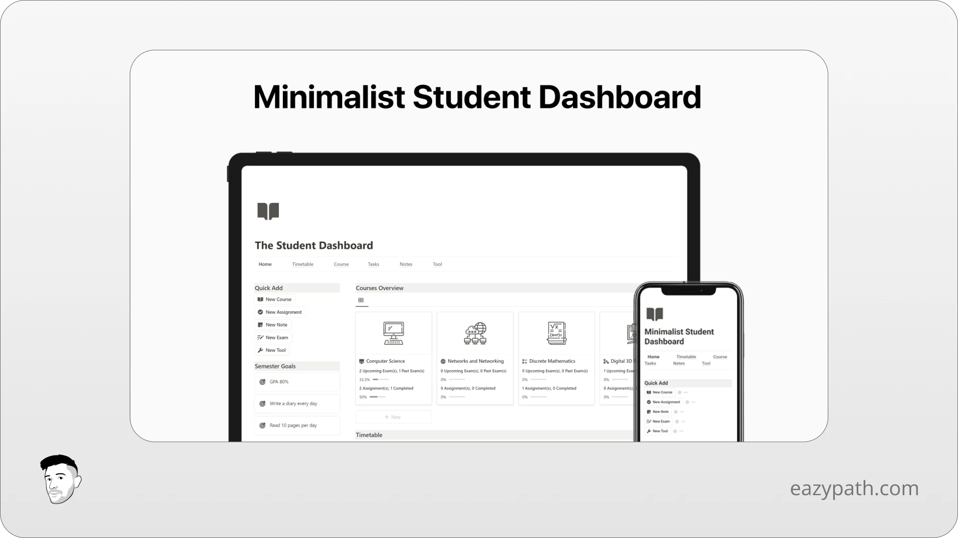 Student Notion Templates - HeyAlbert