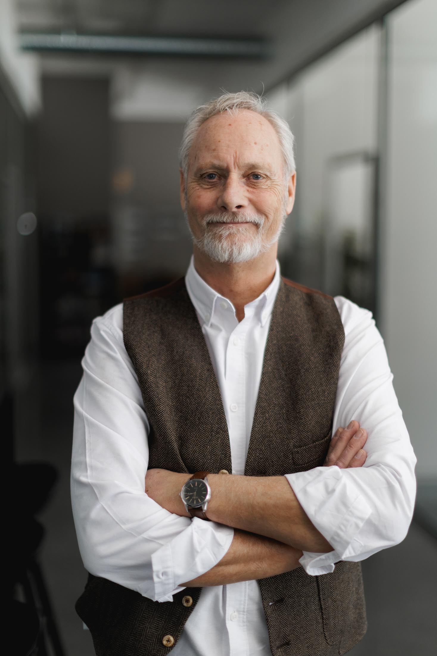 Portrett av Arne Bruun eier av Logistikkhuset ART