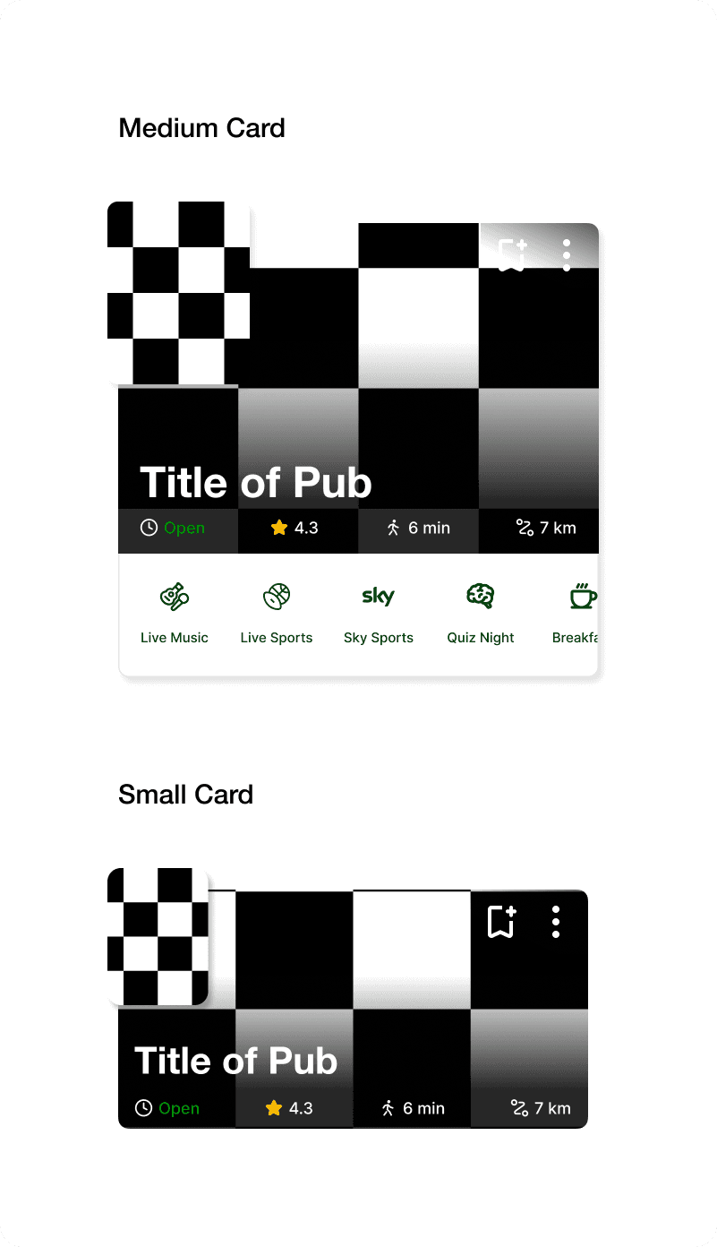 Pubhub card components 