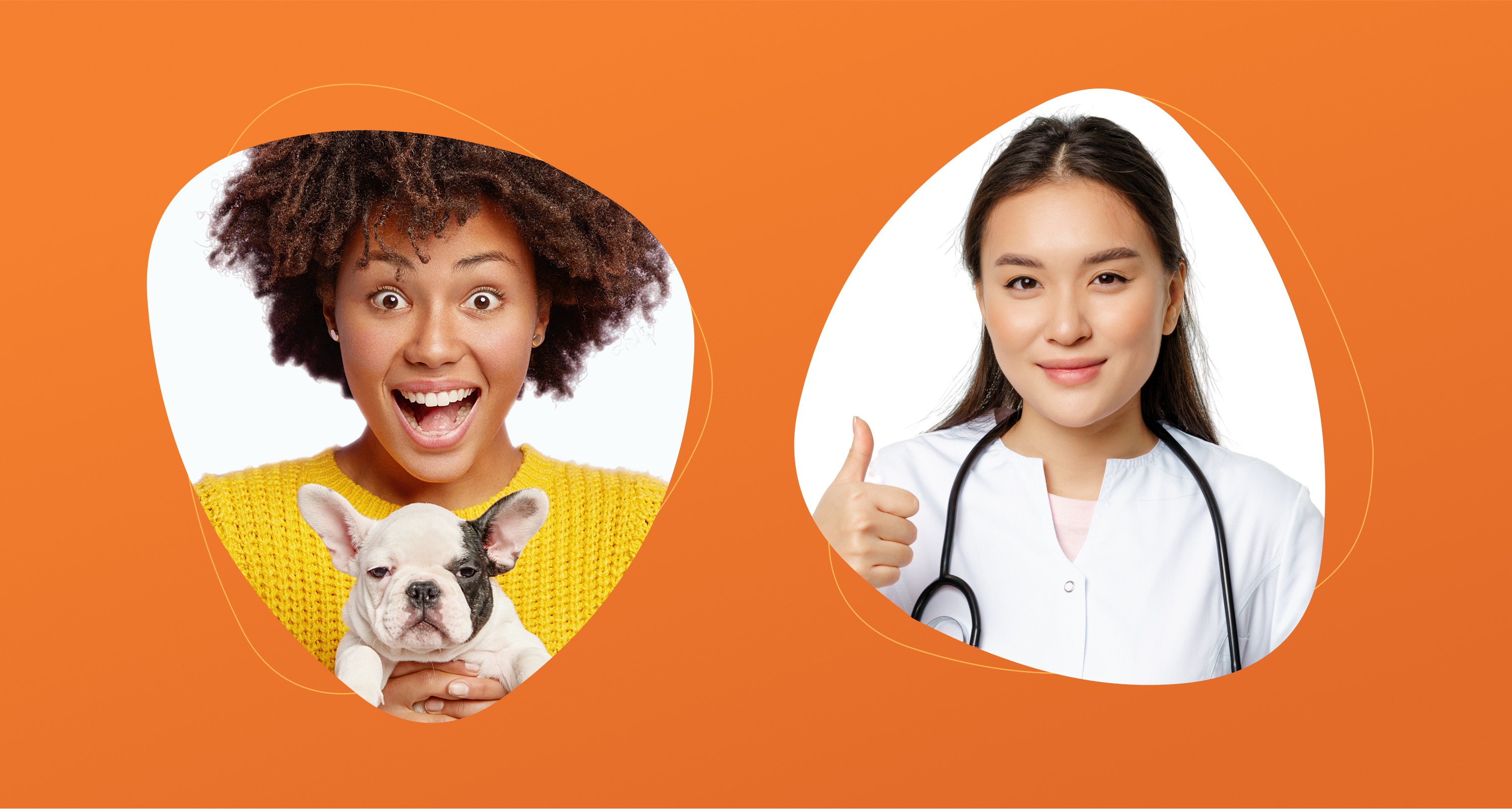 Laptop displaying LinkMatch CRM integration interface with floating contact cards on a dark gradient background.