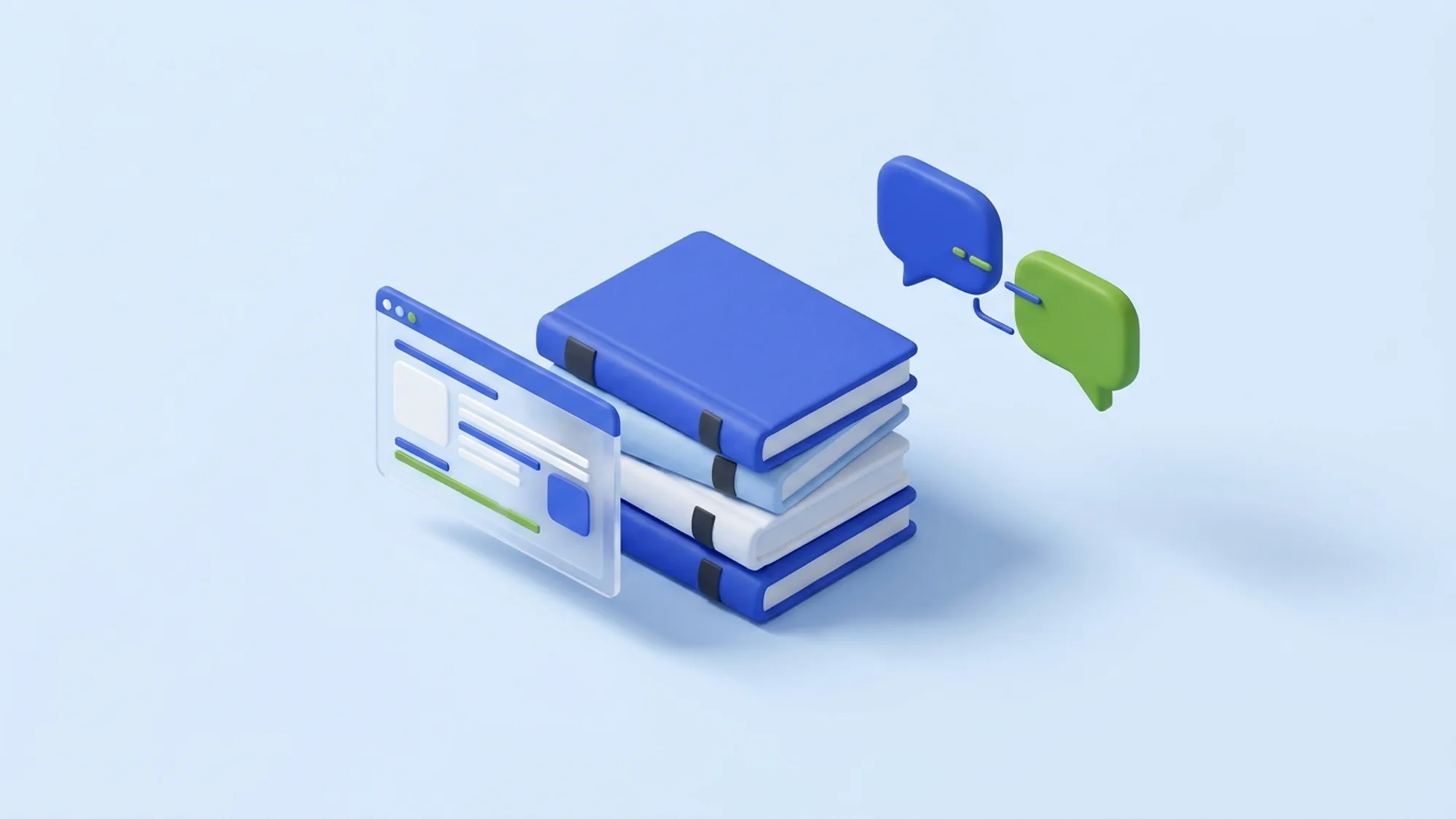 Illustration 3D de la documentation technique bilingue produite par un développeur mauricien
