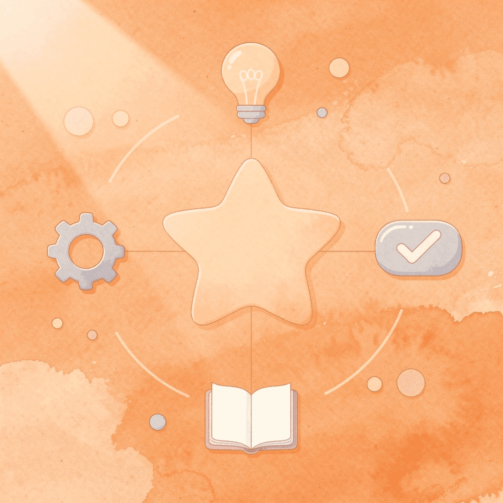 Hub diagram showing search at center connected to AI platforms