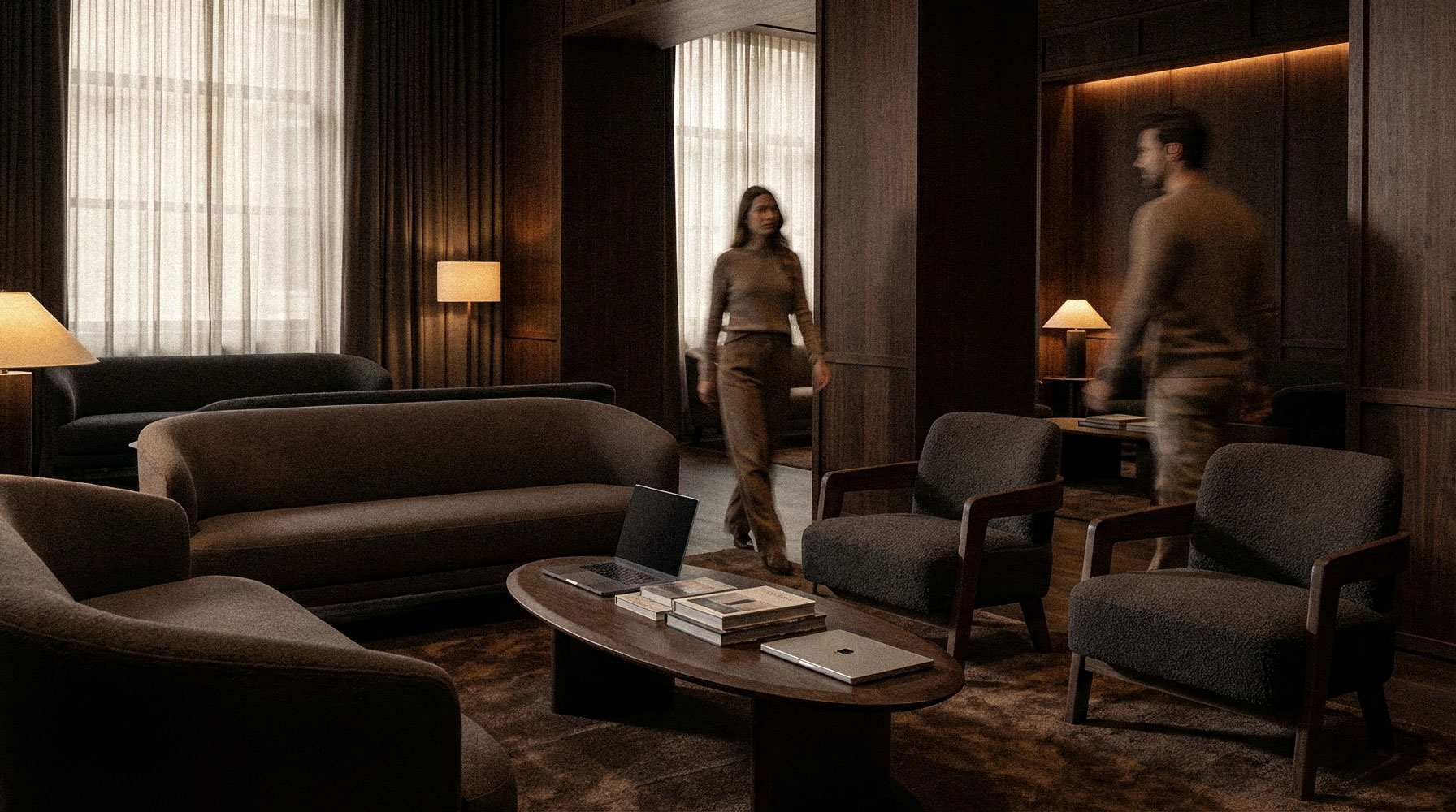 Group of men surfing