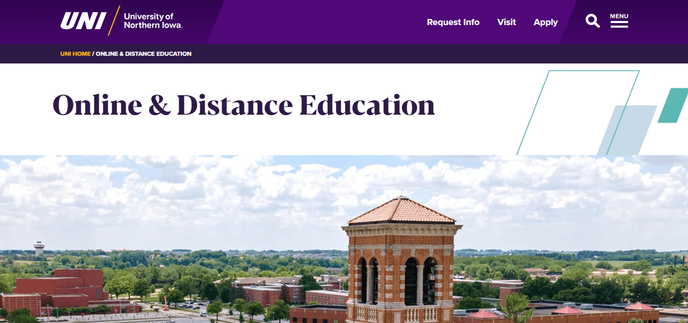 University of Northern Iowa (Online & Distance Education)&nbsp;&nbsp;