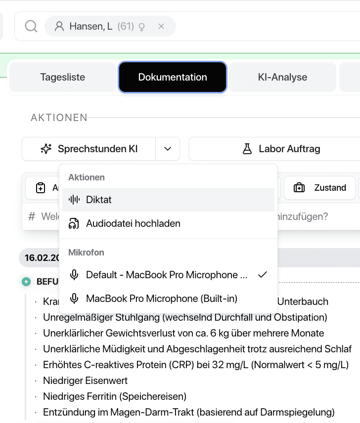 Ein Bild der Budget-Benutzeroberfläche von Freelio