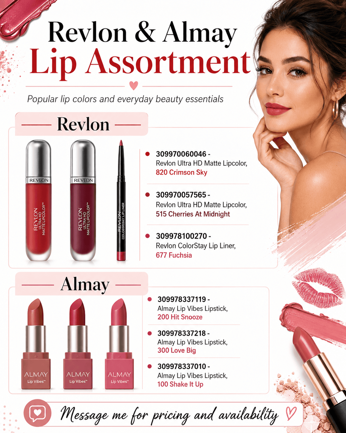 Revlon & Almay Cosmetics Load