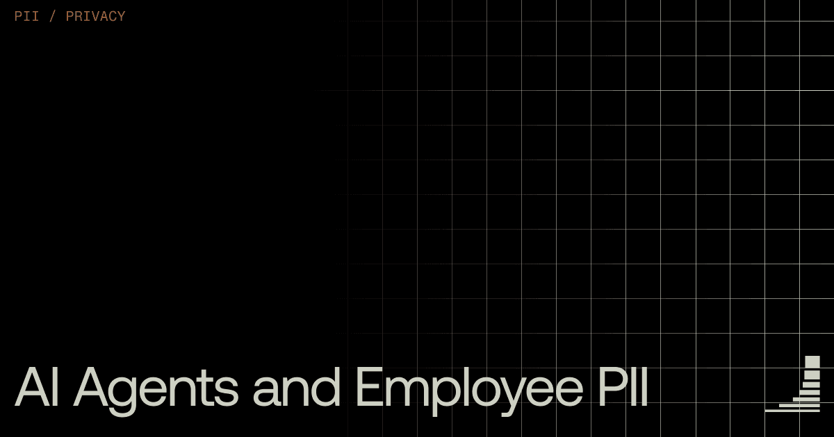Waxell blog cover: AI agents processing employee PII without a policy