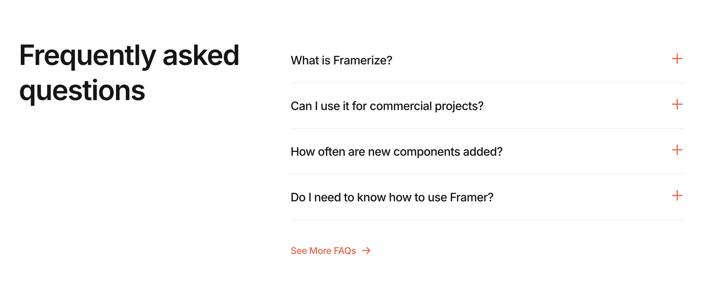 FAQ Component / 009