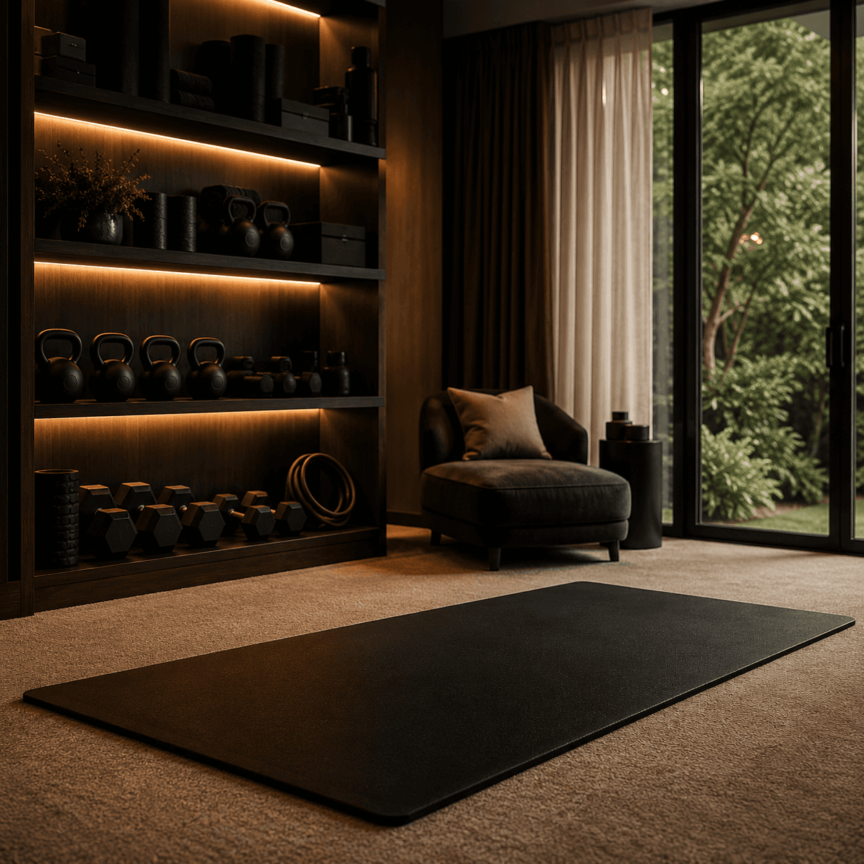 Private in-home training environment