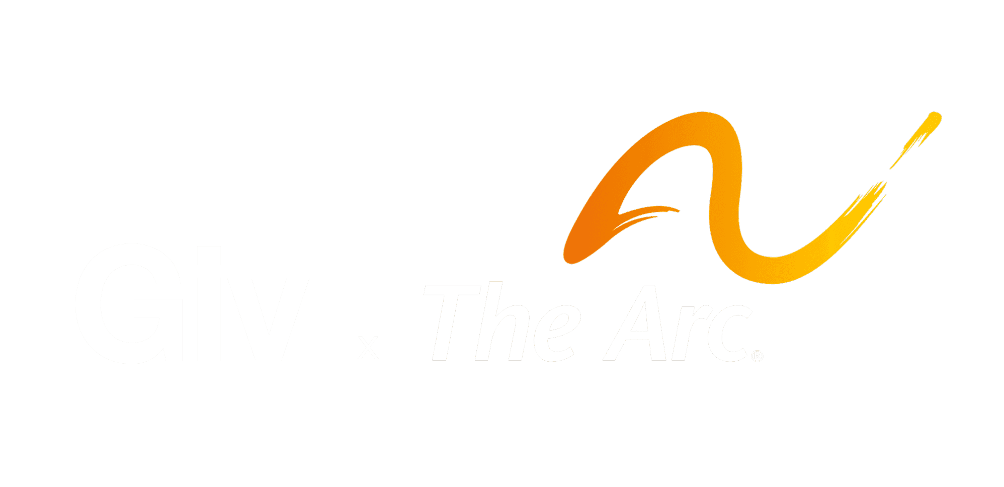 Giv and The Arc logos together.
