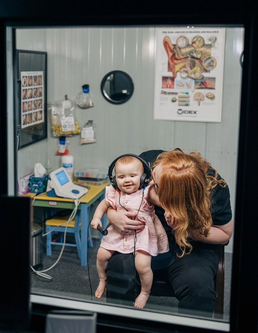 dr with baby patient