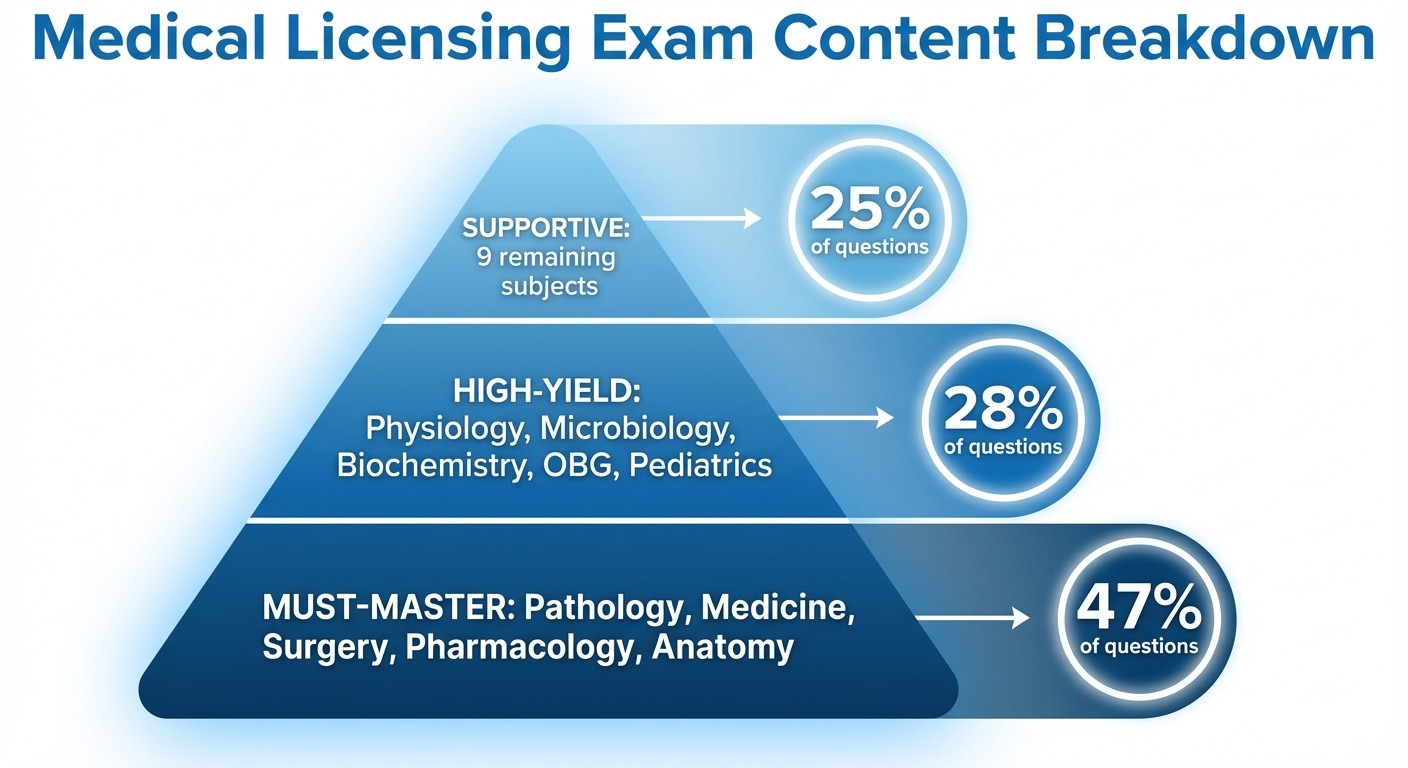 NEET PG 2026 Three-Tier Study Strategy Pyramid