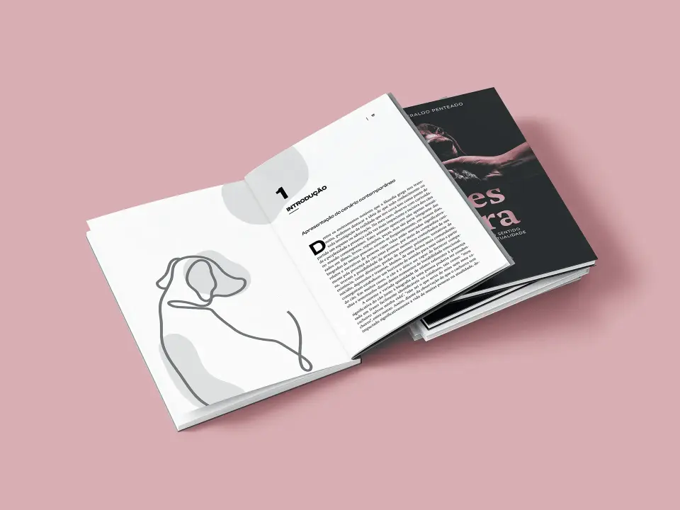 Design e diagramação de Capa Livro Os Cães e a Cura Editora Dialética Design Editorial Ambi Criativa
