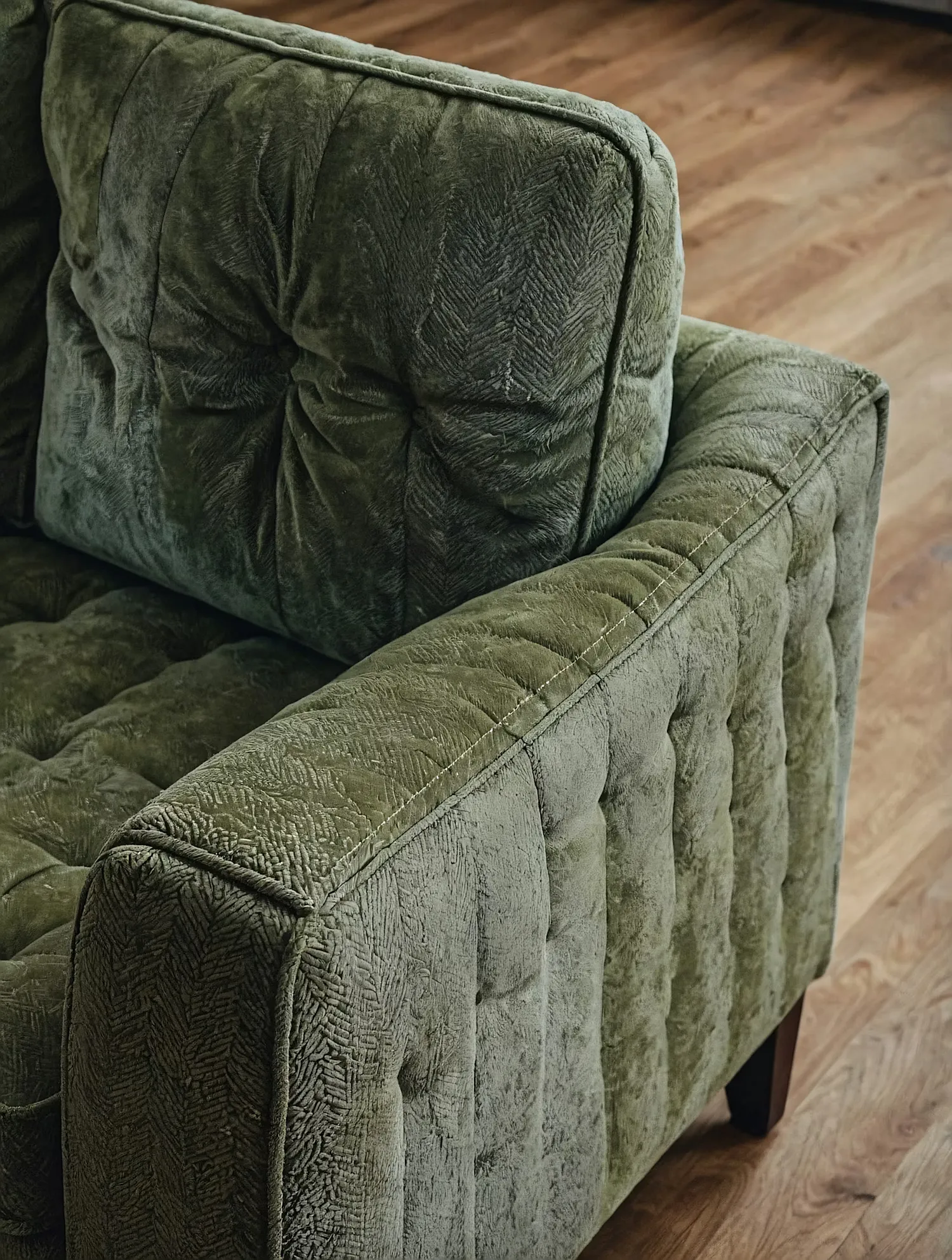 Green Velvet Sofa