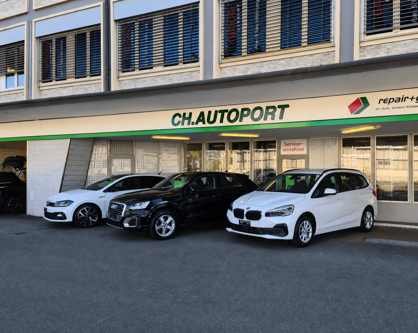 CH.Autoport Garage Aussenansicht