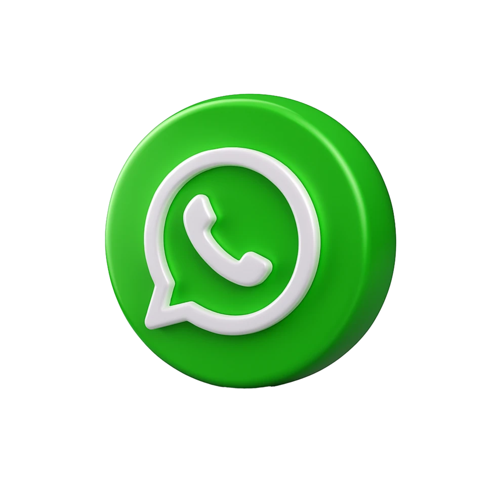 Stylized white envelope icon tilted at an angle, representing a message or notification.