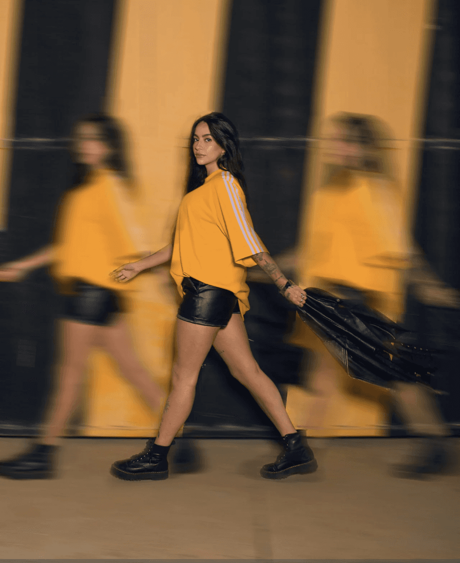 House of Alchemy marketing lady walking